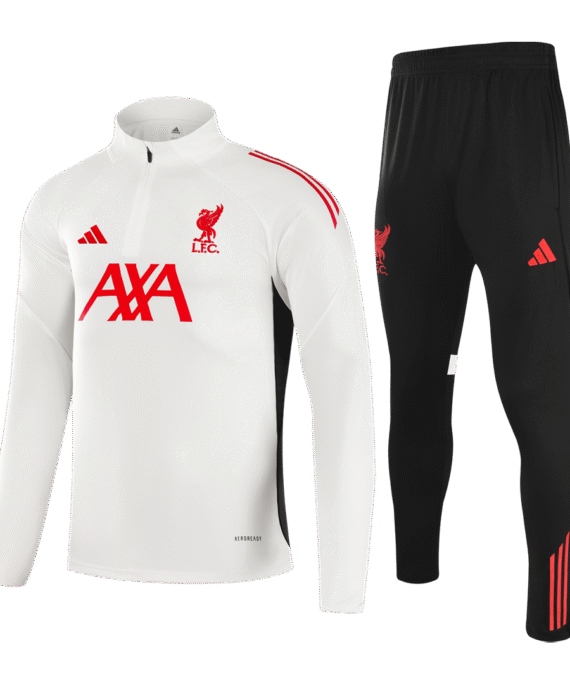 2025/26 Liverpool Sweatshirt Kit - White (Top+Pants)