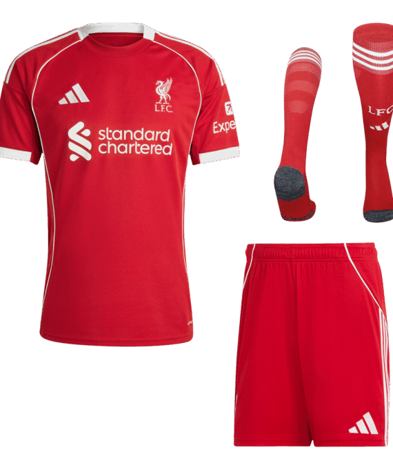 Liverpool Home Soccer Jersey Kit 2025/26