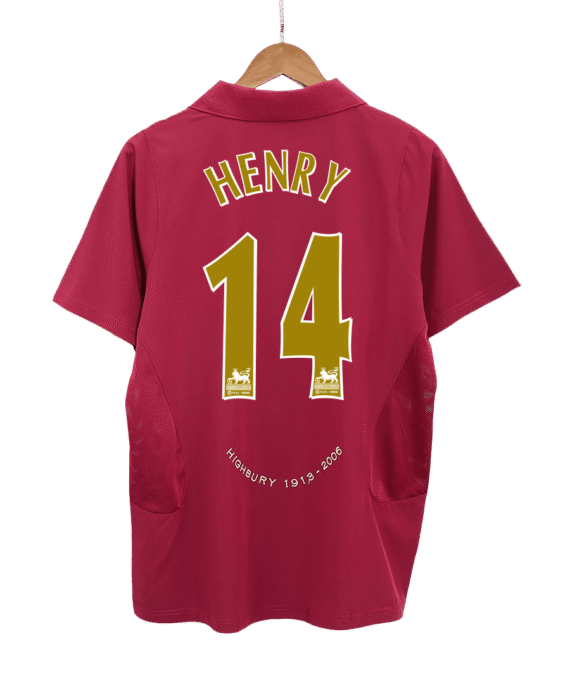 Arsenal HENRY #14 Home Soccer Jersey Retro 2005/06