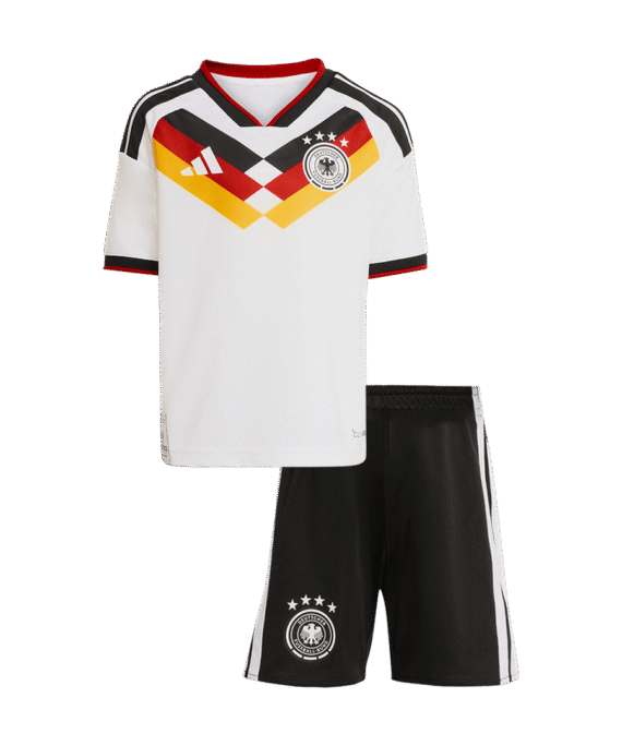 Kid's Germany Home Soccer Jersey Kit(Jersey+Shorts) World Cup 2026 White