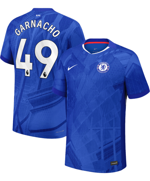 GARNACHO #49 Authentic Chelsea Home Soccer Jersey 2025/26 Blue