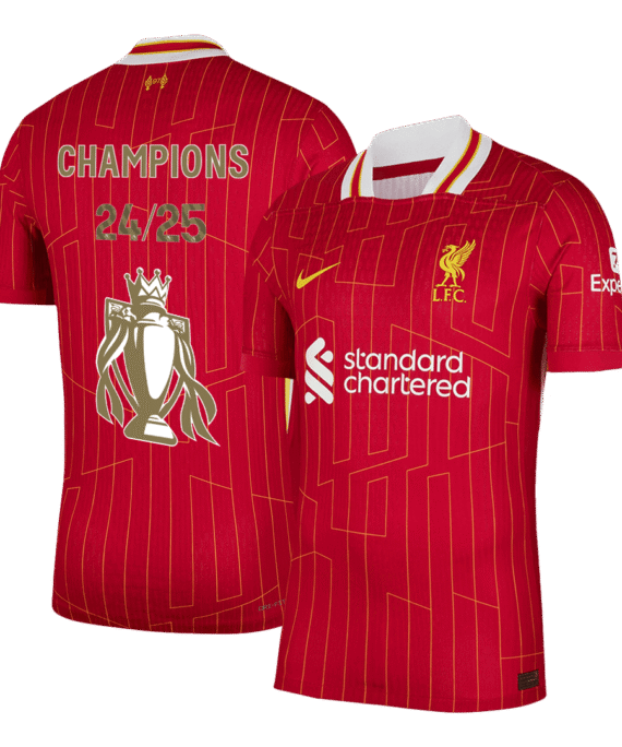 Liverpool Home Soccer Jersey Authentic CHAMPIONS 24/25