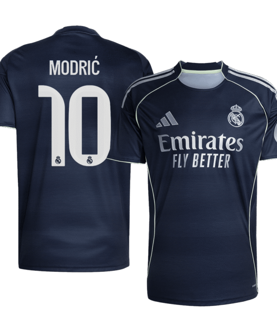 Real Madrid MODRIĆ #10 Away Soccer Jersey 2025/26