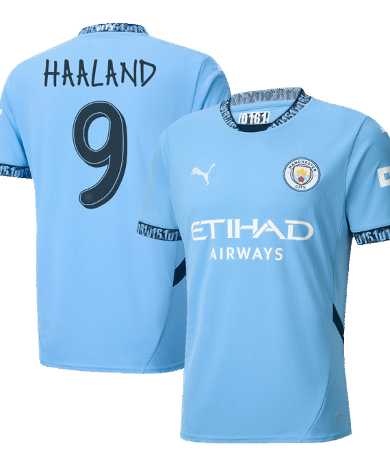 Manchester City HAALAND #9 Home Jersey - UCL Edition