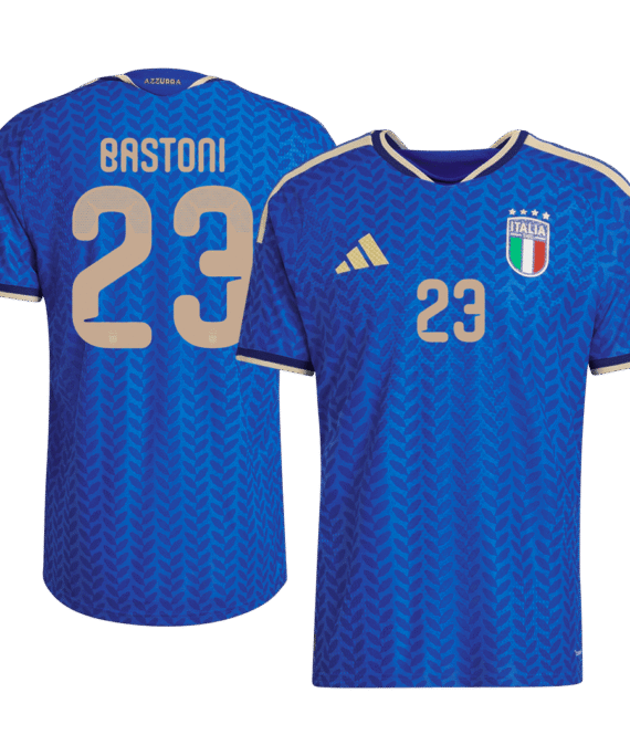 Italy BASTONI #23 Home Soccer Jersey Authentic 2026