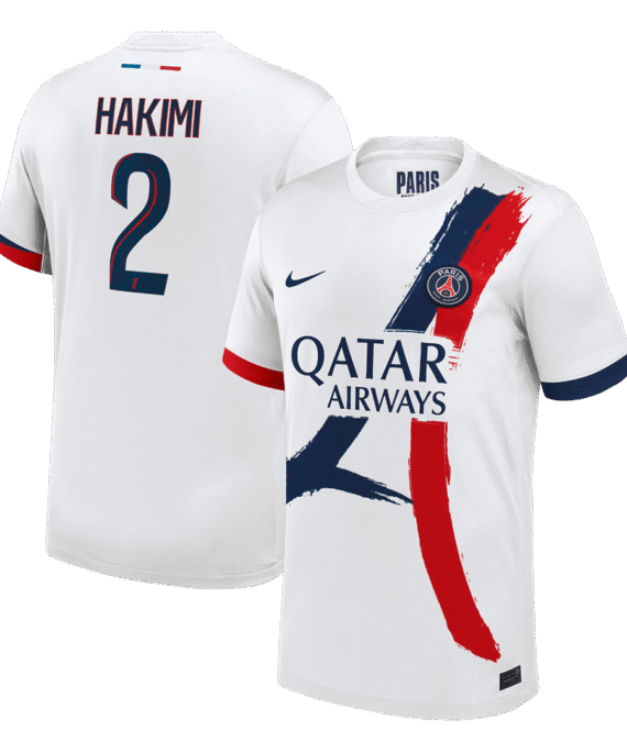 PSG HAKIMI #2 Away Soccer Jersey 2025/26