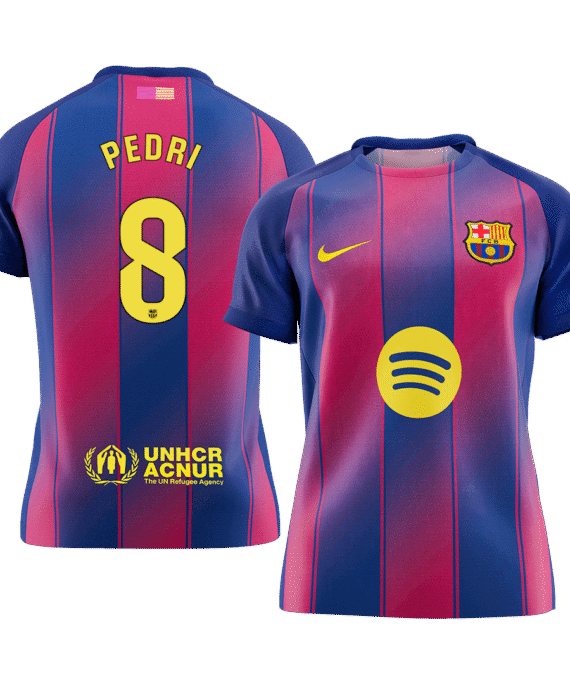 Barcelona PEDRI #8 Home Soccer Jersey 2025/26