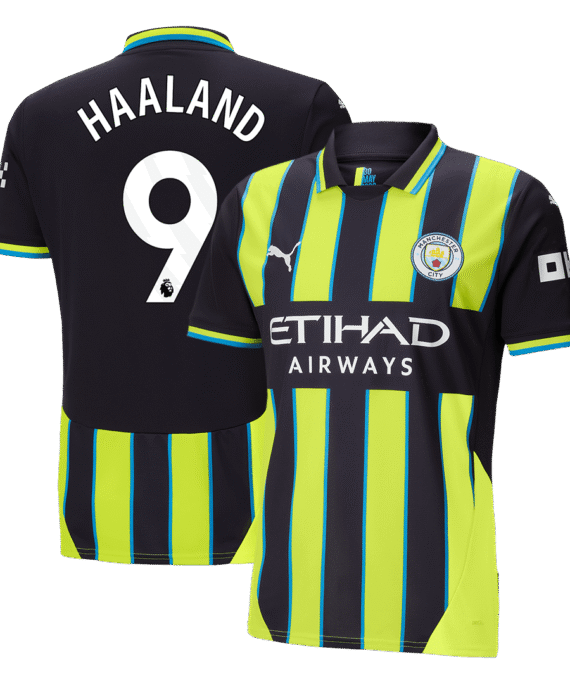 Manchester City HAALAND #9 Away Soccer Jersey