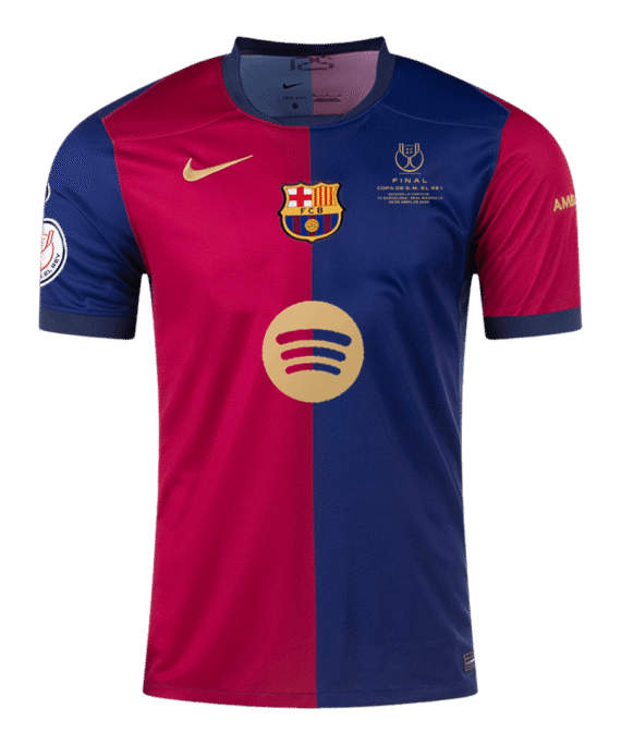 Barcelona Home Jersey - Copa del Rey Final