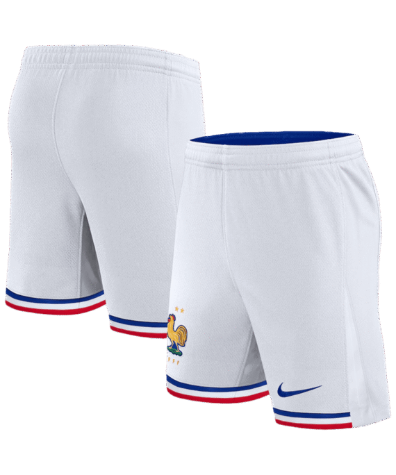 France Home Soccer Shorts