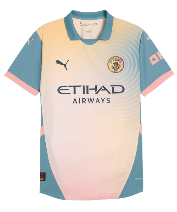 Manchester City Fourth Away Soccer Jersey Authentic- Definitely City (UCL Edition)