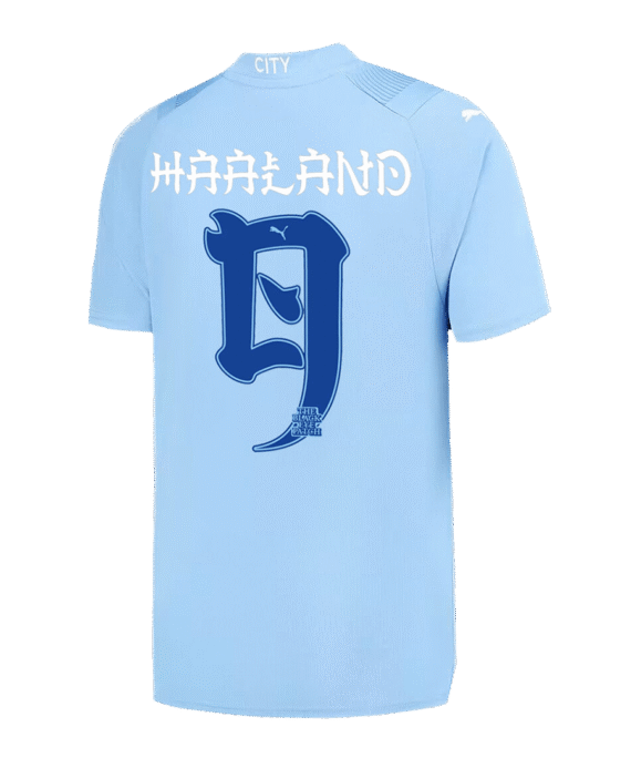 Manchester City HAALAND #9 Japanese Tour Printing Home Jersey 2023/24