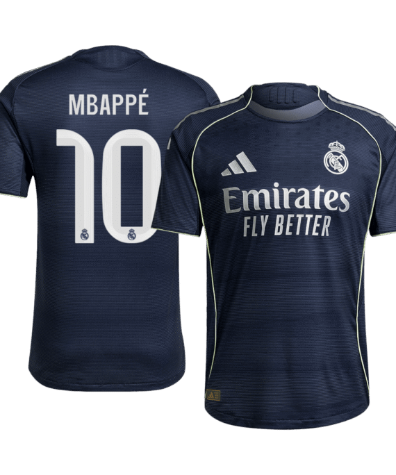Real Madrid MBAPPÉ #10 Away Soccer Jersey Authentic 2025/26