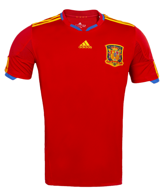 Spain Home Soccer Jersey Retro 2010