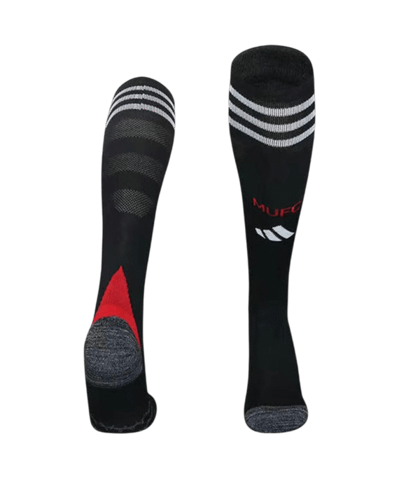 Manchester United Home Soccer Socks 2025/26 Kid