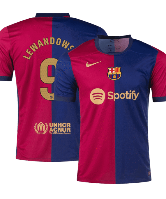 Barcelona LEWANDOWSKI #9 Home Jersey