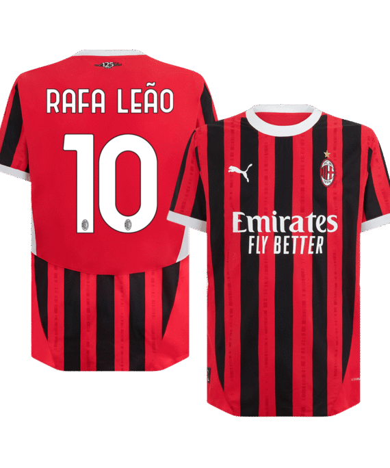 AC Milan RAFA LEÃO #10 Home Jersey Authentic