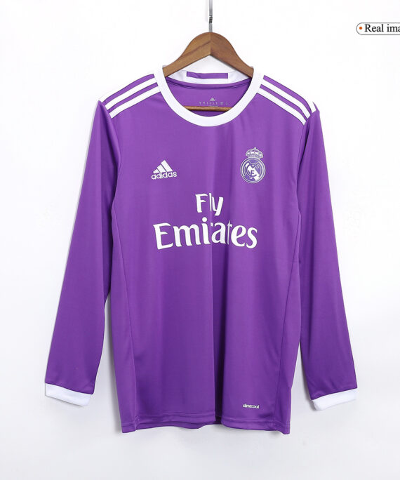 Real Madrid Away Jersey Retro 2016/17 - Long Sleeve