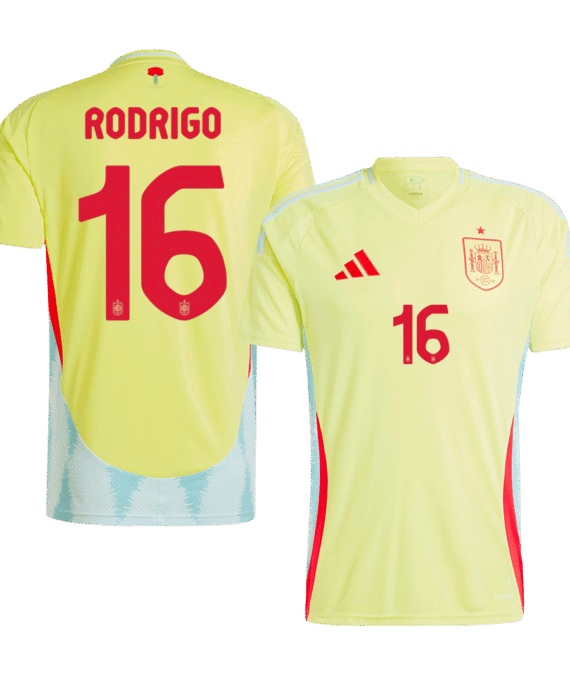 Spain RODRIGO #16 Away Jersey EURO