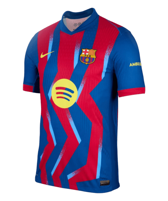 Player Version Barcelona Fourth Soccer Jersey 25/26 Red&Blue