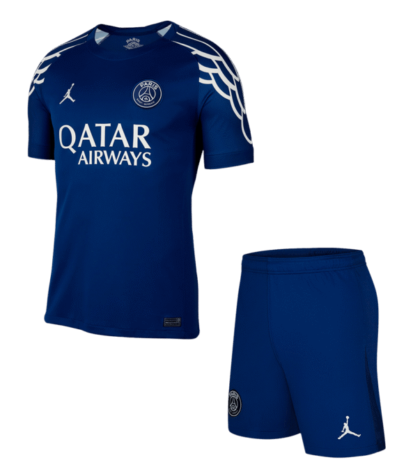 PSG Fourth Away Soccer Jersey Kit (Jersey+Shorts)