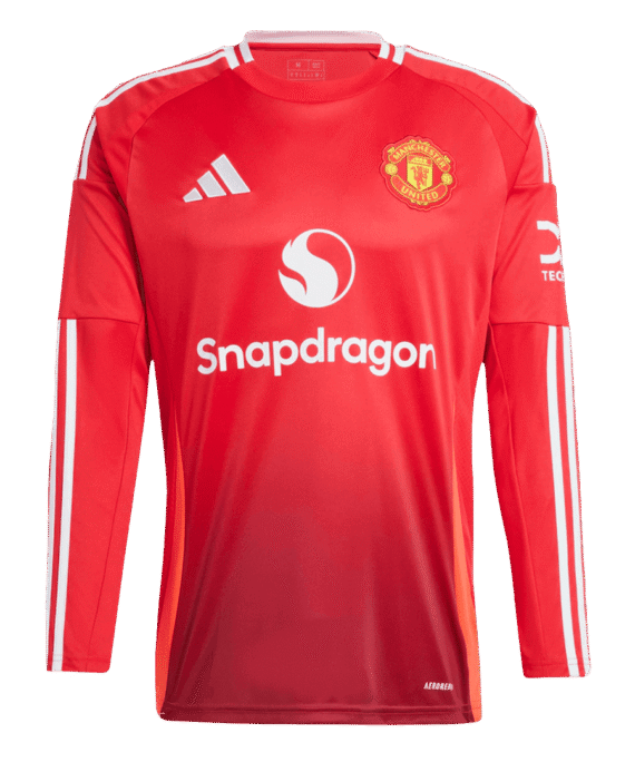 Manchester United Long Sleeve Home Jersey