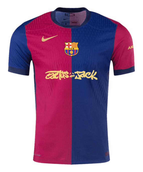 Barcelona X Travis Scott Home Soccer Jersey Authentic