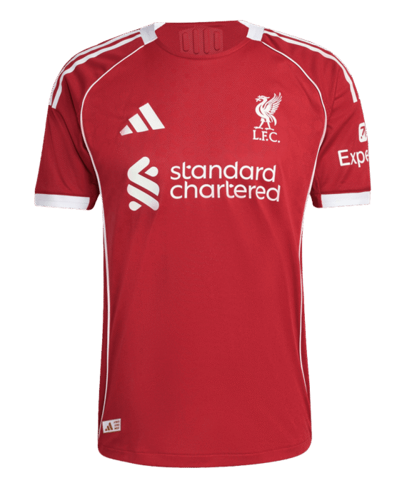 Liverpool Home Soccer Jersey Authentic 2025/26