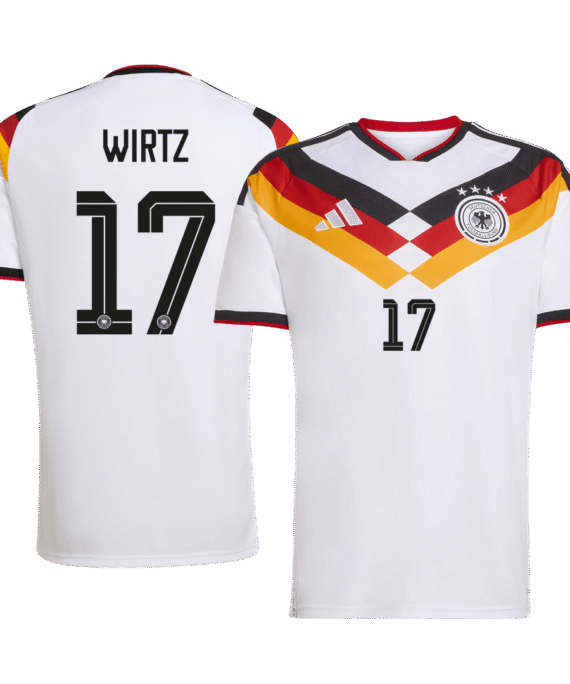 WIRTZ #17 Germany Home Soccer Jersey World Cup 2026 White