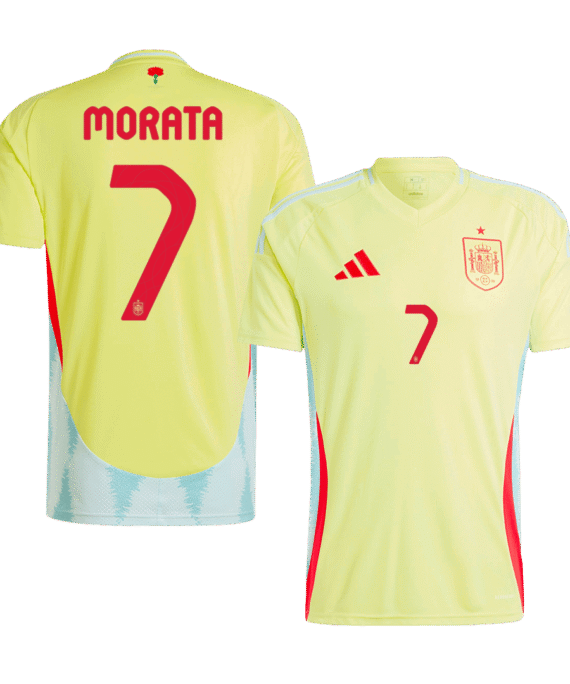 Spain MORATA #7 Away Jersey EURO
