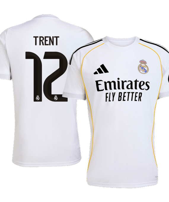 Real Madrid TRENT #12 Home Soccer Jersey 2025/26