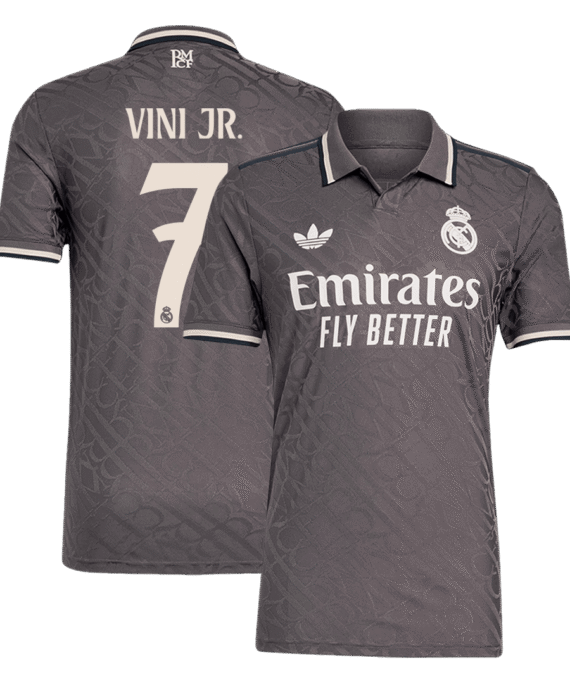Real Madrid VINI JR. #7 Third Away Soccer Jersey Authentic