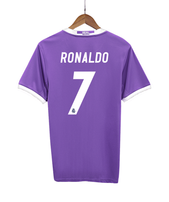 Real Madrid RONALDO #7 Away Soccer Jersey Retro 2016/17