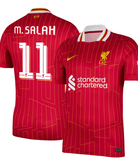 Liverpool M.SALAH #11 Home Soccer Jersey - UCL Edition