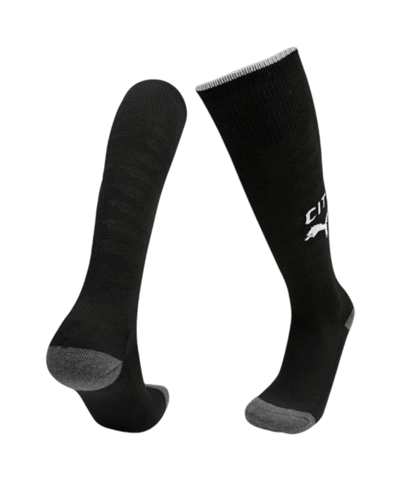 Manchester City Away Soccer Socks 2025/26 Kid