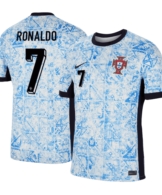 Portugal RONALDO #7 Away Jersey EURO
