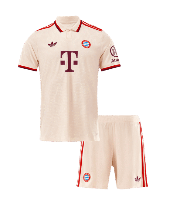 Bayern Munich Third Away Soccer Jersey Kit Kids(Jersey+Shorts) - UCL