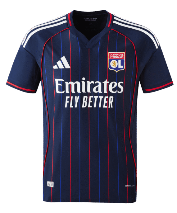 Authentic Olympique Lyonnais Away Soccer Jersey 25/26 Navy