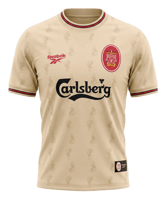 Liverpool Away Soccer Jersey Retro 1996/97