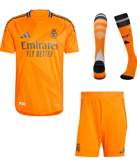 Real Madrid Away Soccer Jersey Kit Authentic (Jersey+Shorts+Socks)