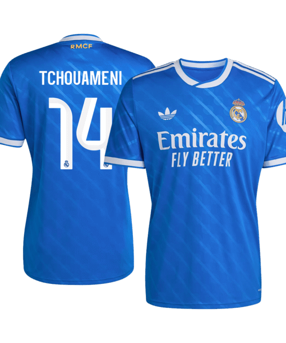 Real Madrid TCHOUAMENI #14 Third Away Soccer Jersey 2025/26