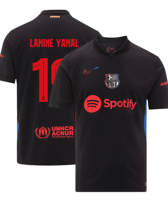 Barcelona LAMINE YAMAL #19 Away Soccer Jersey - UCL Edition
