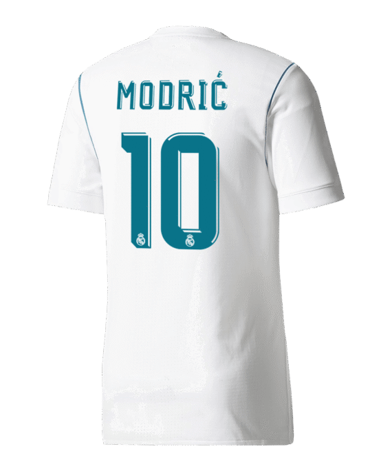 Real Madrid MODRIĆ #10 Home Soccer Jersey Retro 2017/18