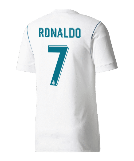 Real Madrid RONALDO #7 Home Soccer Jersey Retro 2017/18