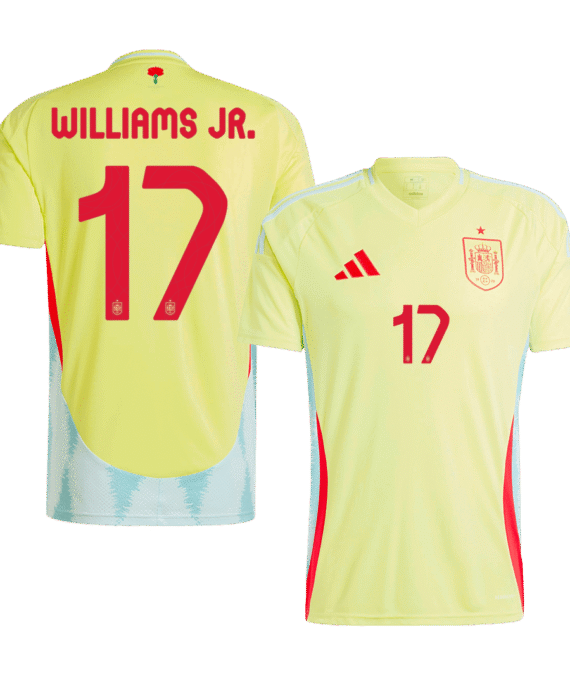 Spain WILLIAMS JR. #17 Away Jersey EURO