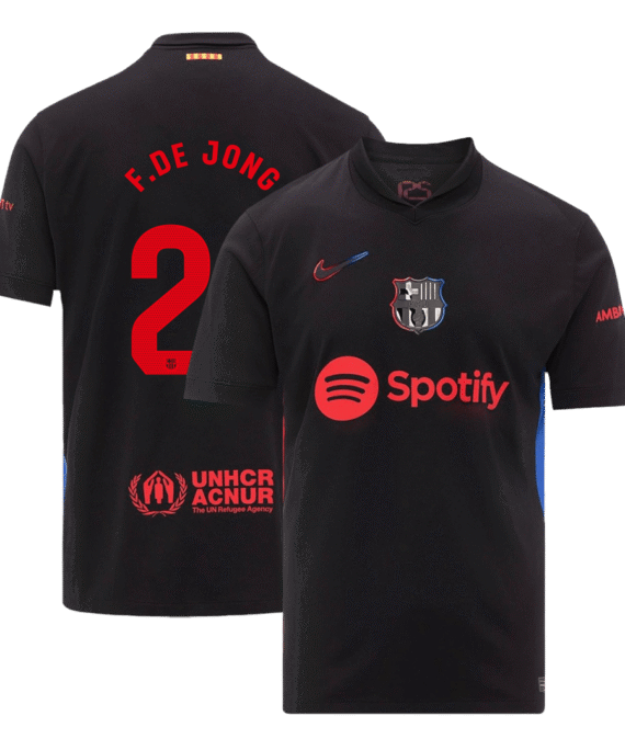 Barcelona F.DE JONG #21 Away Soccer Jersey