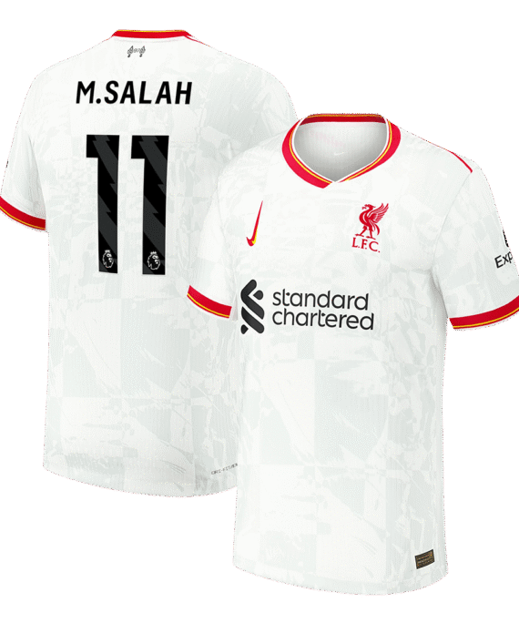 Liverpool M.SALAH #11 Third Away Soccer Jersey Authentic