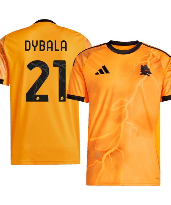 Roma DYBALA #21 Away Soccer Jersey 2025/26