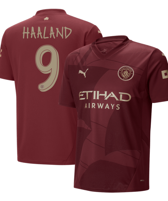 Manchester City HAALAND #9 Third Away Soccer Jersey - UCL Edition