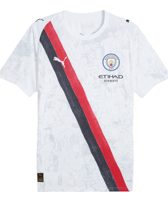 Manchester City KidSuper Soccer Jersey 2025/26 White - Club World Cup